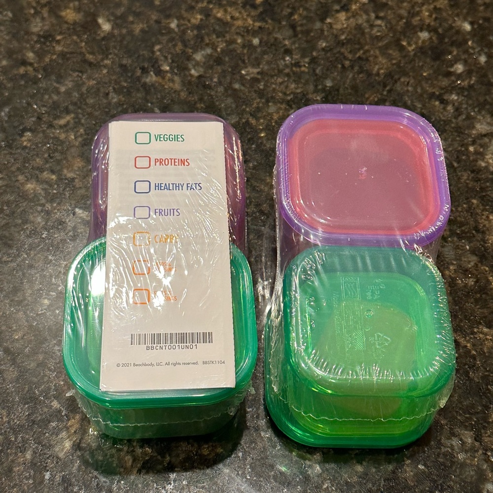 Bodi by Beachbody Portion Control Tupperware 21-Day Fix Brand NEW